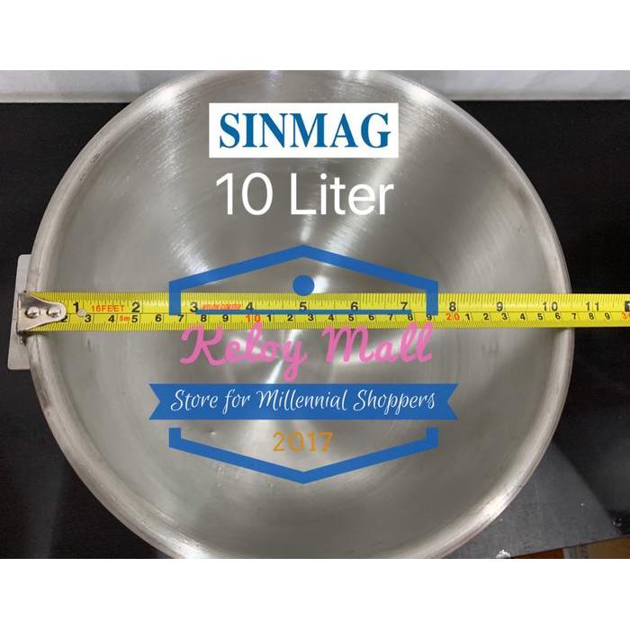 MIXER SINMAG 10 LITER BOWL MANGKUK AKSESORIS