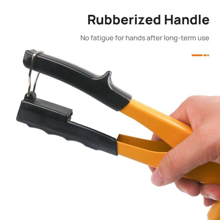 DELI HEAVY RIVET GUN HAND TOOLS LABOR-SAVING RIVET GUN ALUMINUM ALLOY RIVET NUT TOOL