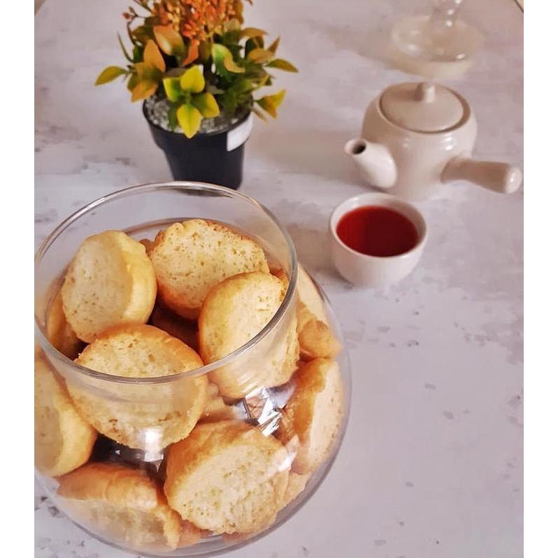 Roti Kering Bagelen Vanilla 500 Gram Snack Makanan Ringan Cemilan Camilan Jajanan Kiloan Grosiran