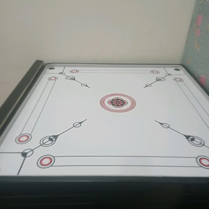 Best Seller Papan Karambol Lengkap Biji+ Kristal Karambol Ukuran Dari 90-60Cm Board Original