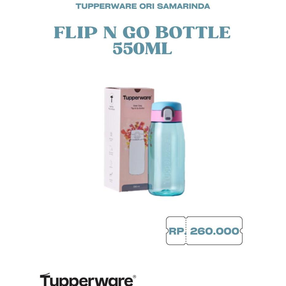 Tupperware Ori - H2go Bottle 550ml