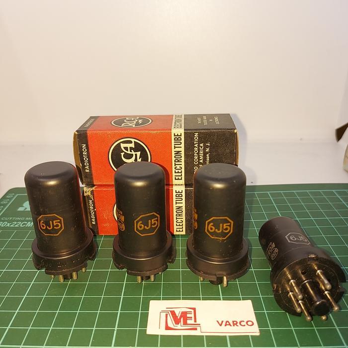 lampu tabung tube 6J5 RCA METAL