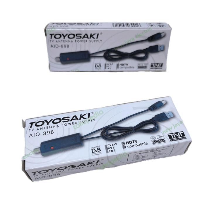 "New" ADAPTOR POWER SUPPLY ANTENA TV TOYOSAKI AIO-898 USB BOOSTER ANTENA TV
