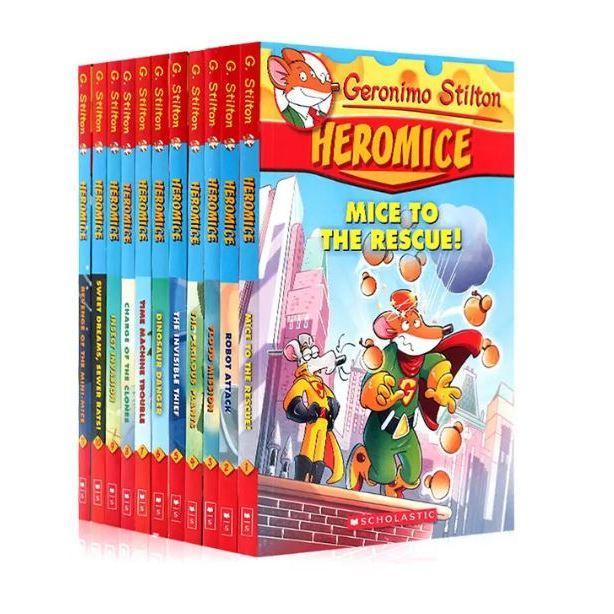 Kidnedu (1 Set 11 Books) Geronimo Stilton Heromice Comic / Buku Komik Anak Anak