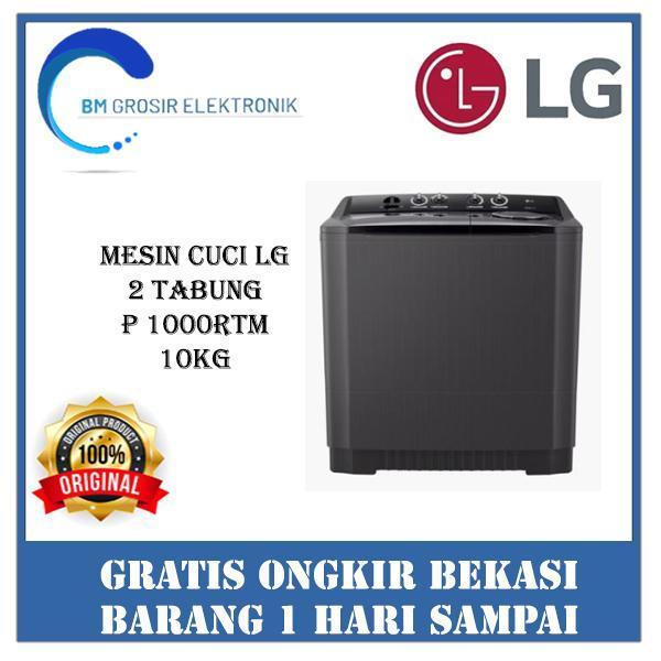 LG MESIN CUCI P1000RTM MESIN CUCI 2 TABUNG 10KG - P1000RTM
