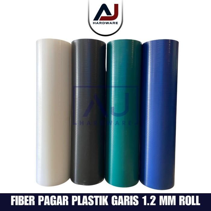 Penutup Pagar Rumah Fiber Garis Plastik Penutup Serbaguna 1.2 Mm Roll