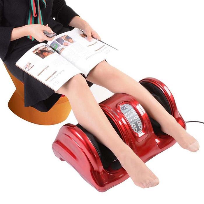 Mesin Pijat Kaki Elektrik Reflexology Alat Pijet Betis Pijit Lengan - Merah