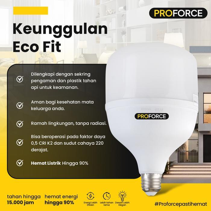 "New" Lampu Bohlam LED Proforce Eco Fit 50 Watt 5000 Lumen