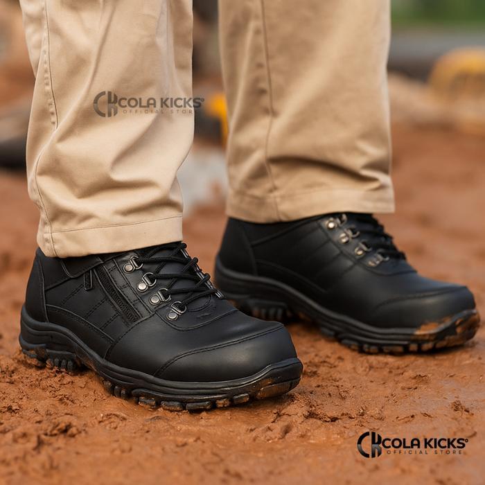 Sepatu Safety Pria Boots Ujung Besi - Sepatu Boots Pria Wanita Safety Boots - Sepatu Kerja Pria