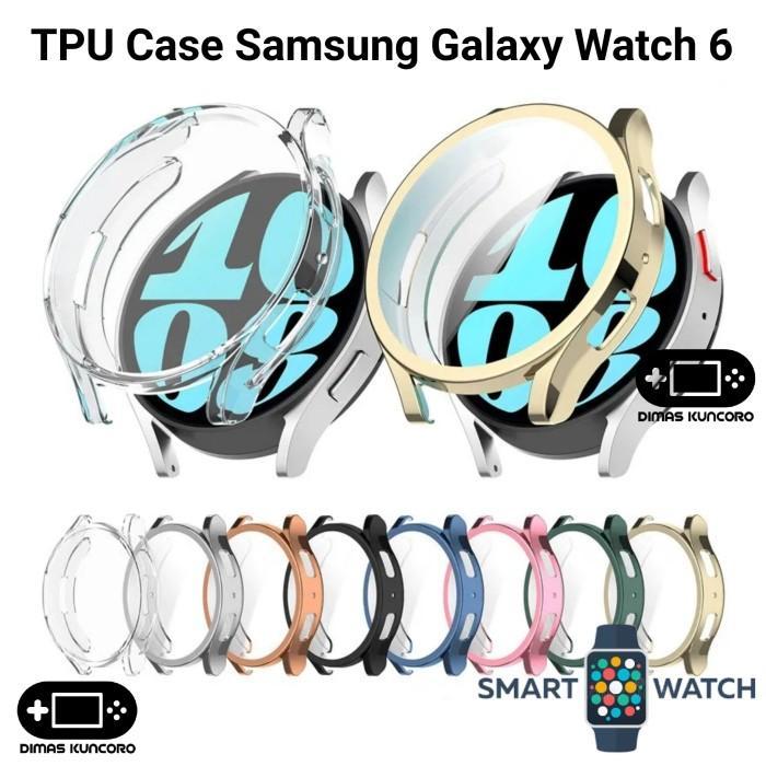 Stok Baru TPU Case Samsung Galaxy Watch 6 cover bumper soft samsung galaxy watch 6 watch6 classic
