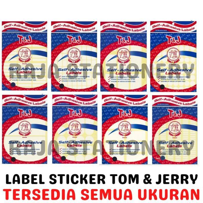 "New" TOM & JERRY STICKER LABEL KERTAS LABEL STICKER TOM AND JERRY 98 99 100 101 102 103 106 107 118