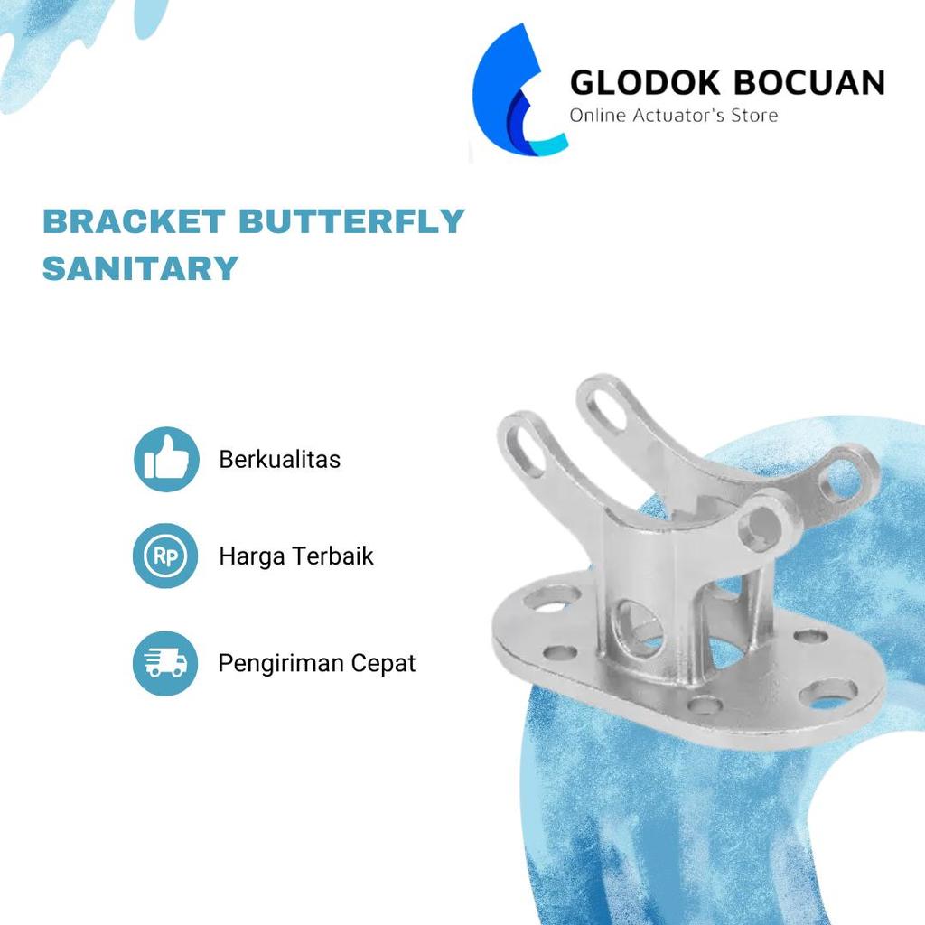 Mounting Bracket Butterfly Valve Sanitary Actuator 1/2'' - 1'' Inch