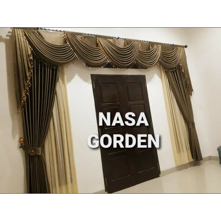 GORDEN 1 SET PONI GELOMBANG/GORDEN PONI MEWAH