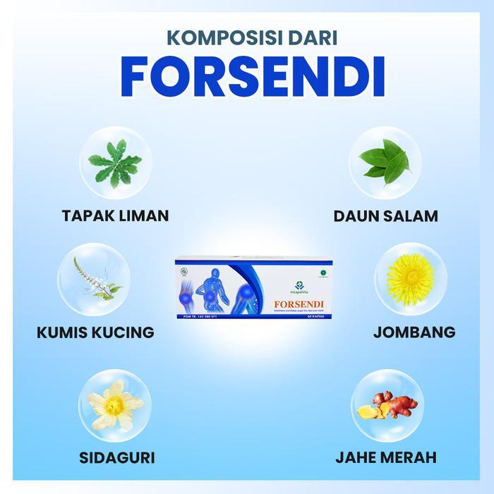 Forsendi - Membantu Meredakan Pegal Linu Dan Nyeri Sendi 60 Kapsul