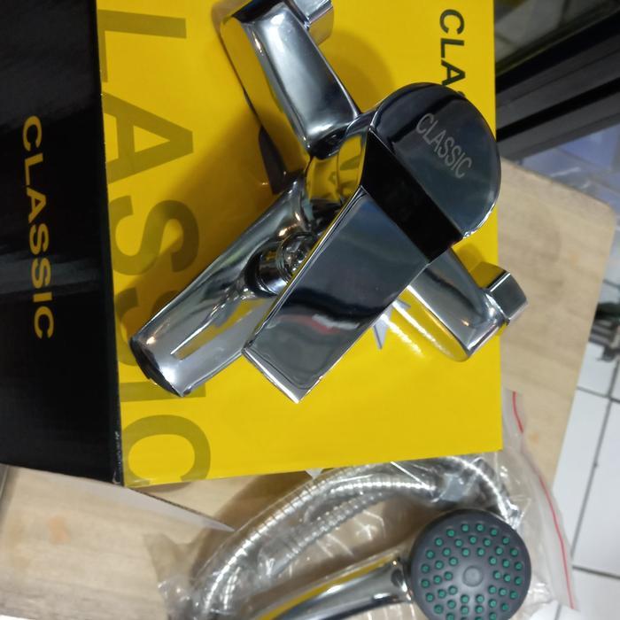 kran mixer panas dingin classic include showernya lkp 1set