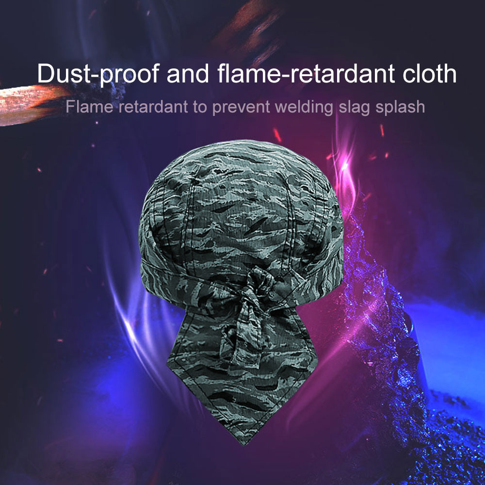 1PC WELDER PROTECTION WELDING CAPS SCARF WELDER FLAME RETARDANT COTTON BREATHABILITY SAFETY HELMET