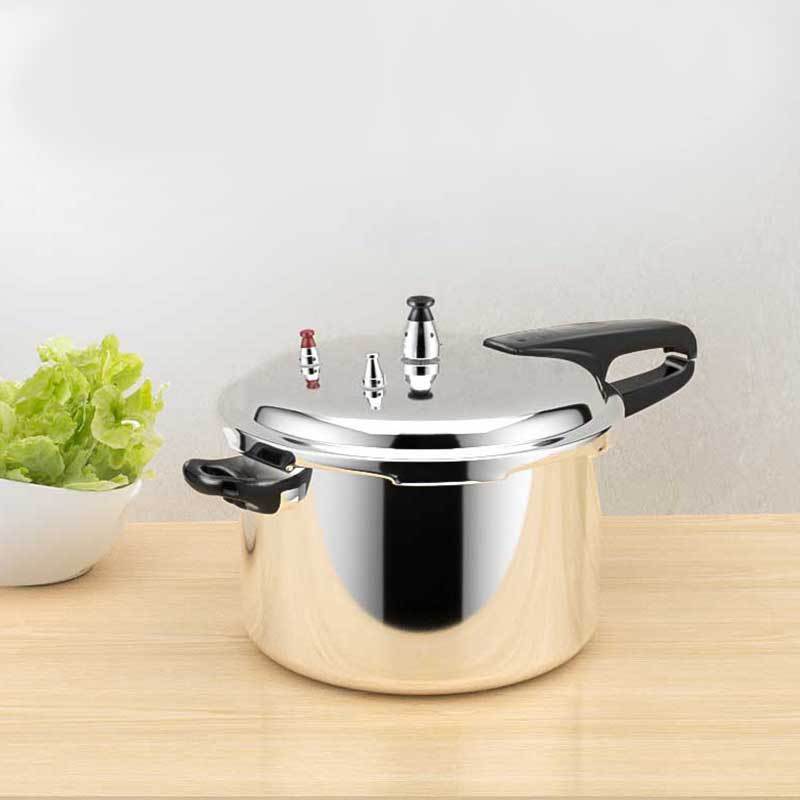5.5L Stainless Steel Pressure Cooker Kompor Induksi Kompor Gas Multi Steamer Sayuran Panci Tinggi Pe