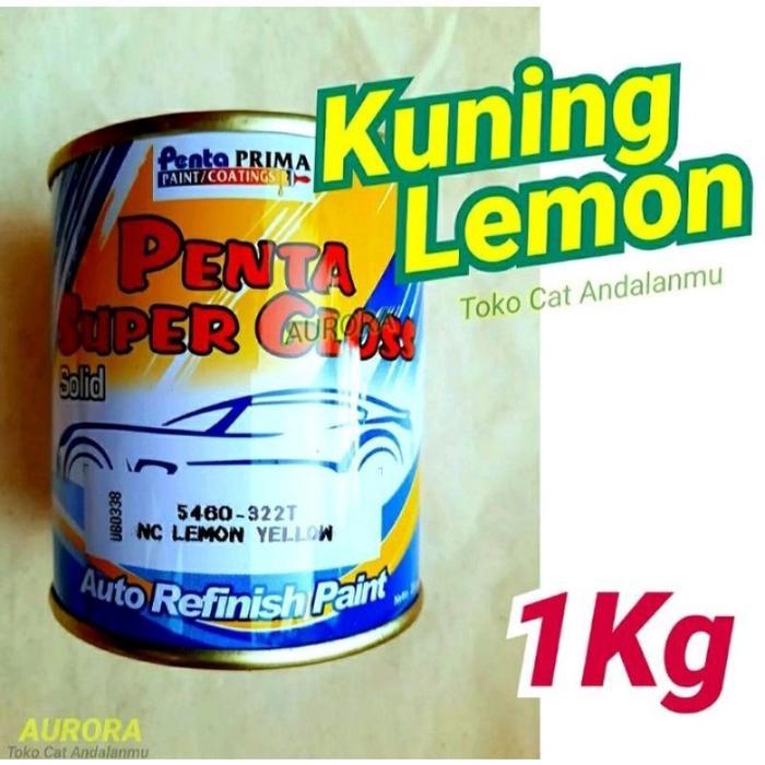 Cat Kuning Lemon Yellow Solid Penta Super Gloss 1 Kg Co