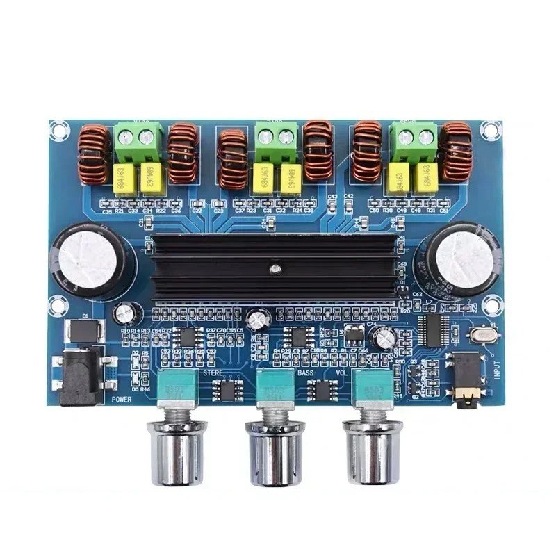 2*50W+100W Bluetooth 5.0 dual TPA3116D2 Power Subwoofer Amplifier Board 2.1 Channel TPA3116 Audio