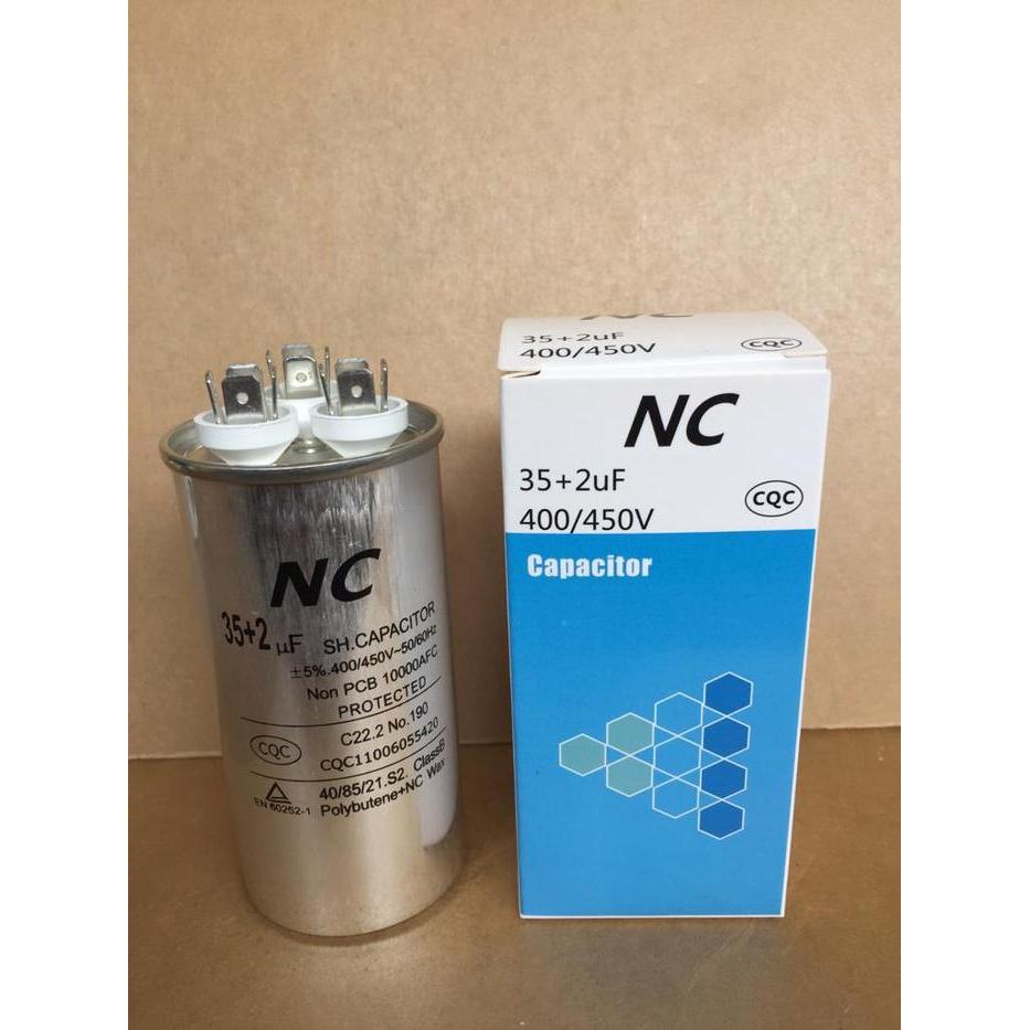 Kapasitor Ac 35Uf+2Uf Merk Nc