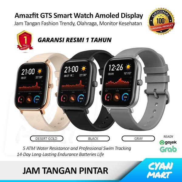 Hot Sale Jam Tangan Fitness Pintar Amazfit Gts Smart Watch Anti Air Original