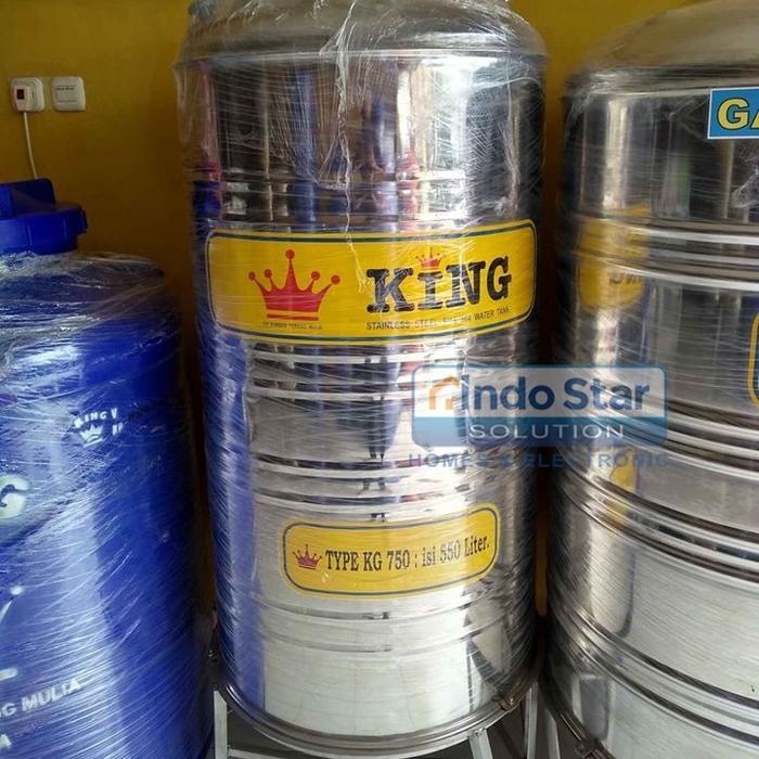 Tangki Air Stainless King 550 Liter Vertical
