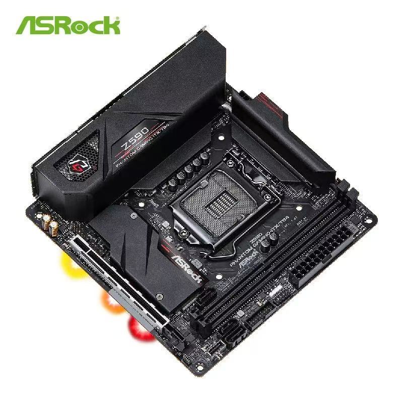 ASROCK / ASRock Technology Z590 PG Phantom Gaming ITX / TB4 Desktop Mini Computer Motherboard Wifi6E