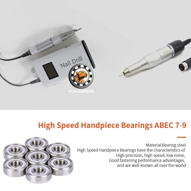 10Pcs MR128ZZ 8x12x3.5mm High Speed Ceramic Hybrid Bearings ABEC-9 For Strong Drill Handpiece