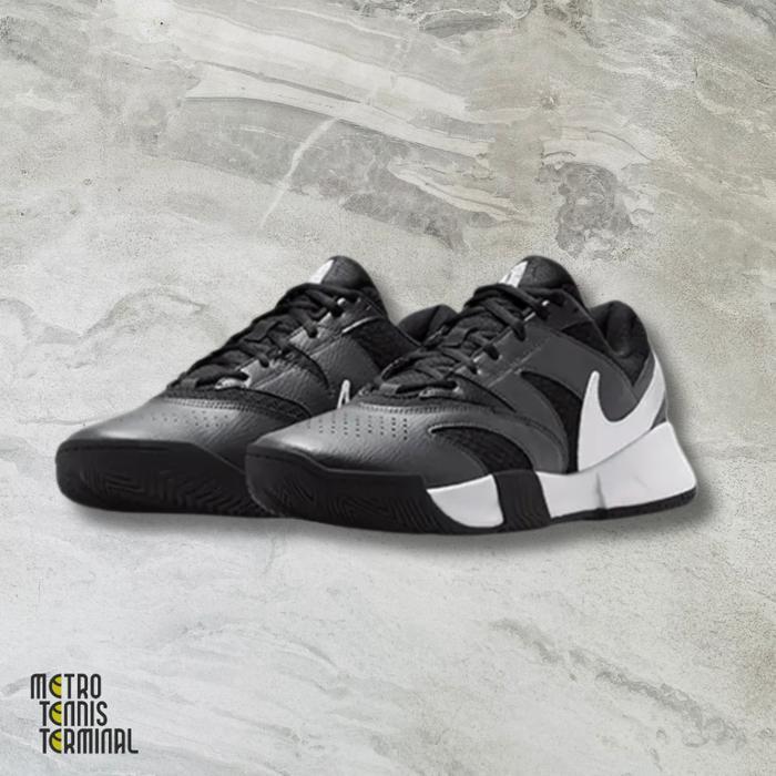 NikeCourt Lite 4 Men's Tennis Shoes - Black ( Sepatu Tenis Nike )