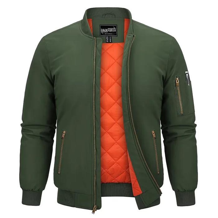 Best Seller Backforth Jaket Bomber Executive Pria Casual Original