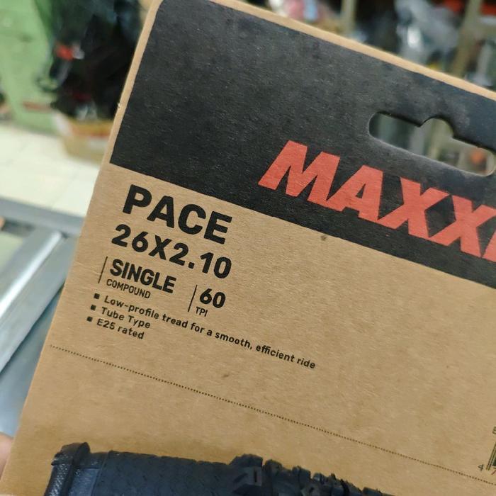 MAXXIS 26 X 210 PACE KEVLAR - BAN LUAR 26 X 2.10 MAXXIS PACE KEVLAR SINGLE COMPOUND 60 TPI HARGA