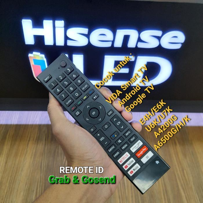 Terlaris Remote tv Hisense Smart tv Android tv Google tv Hisense SALE