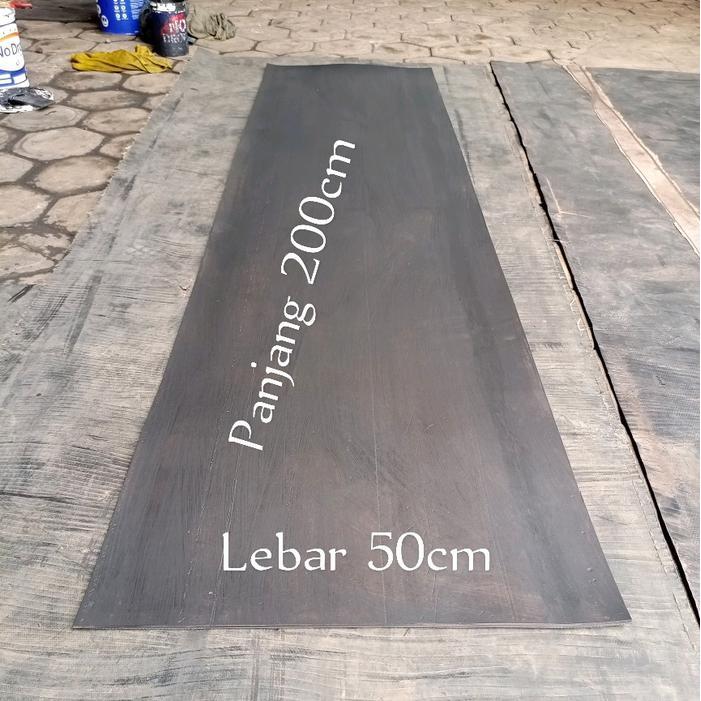 Karpet Karet Penahan Lumpur Truk Mudguard Belakang Ukuran 200Cm50Cm
