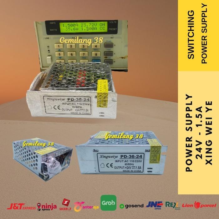 Switching Power Supply 24V 1.5A PSU AC - DC 24 v 1,5 a adaptor 24 volt