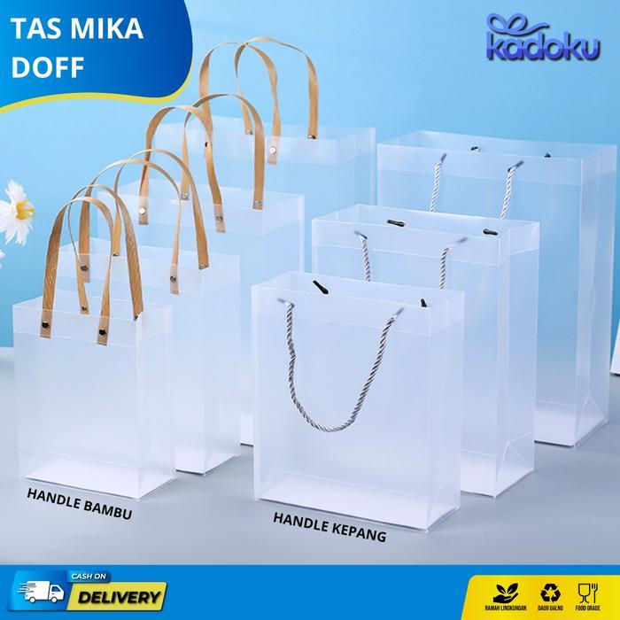 Goodiebag doff / Tas mika doff / Tas hampers doff / Transparan Goodiebag Hampers Ultah Bingkisan