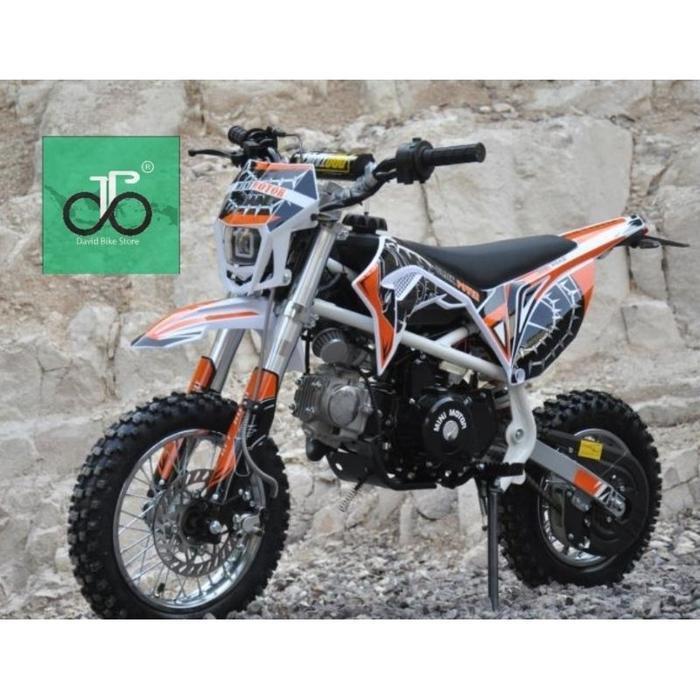 Murah Medium Trail Mini Motor KX / CX 110cc 4tak TERBARU Elegan - hitam - hitam