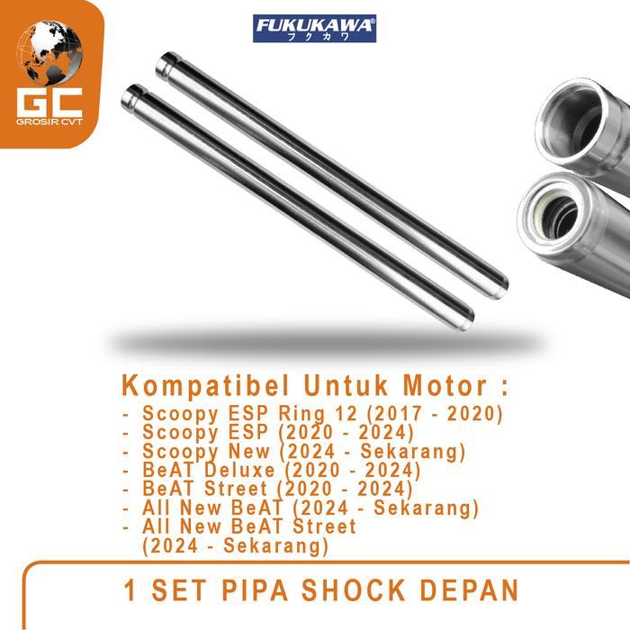 Pipa As Shock Shockbreaker Depan Scoopy Ring 12 Beat Deluxe Street New CBS ISS K93 K59 Fukukawa