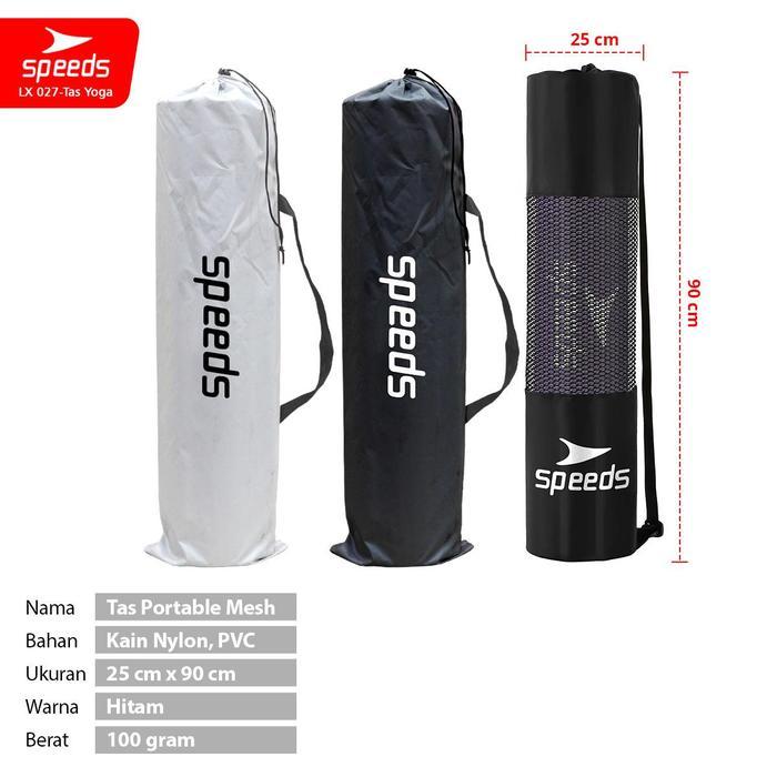 SPEEDS Tas Matras Yoga Mesh Bag Water Resistance Anti Air Tas Yoga Mat Portable LX 027-TAS-YOGA