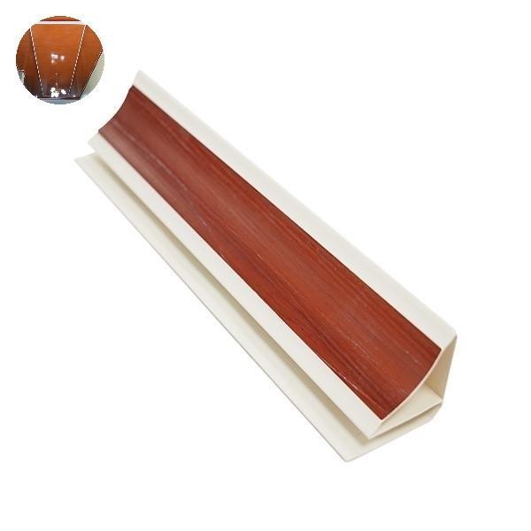 List tembok pvc list profil pvc merah kayu 6cm (LM 12)