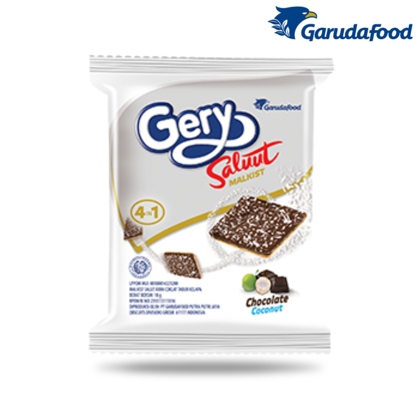 

Gery S.Malkist Coklat T.Klapa 18gr x 10 pcs
