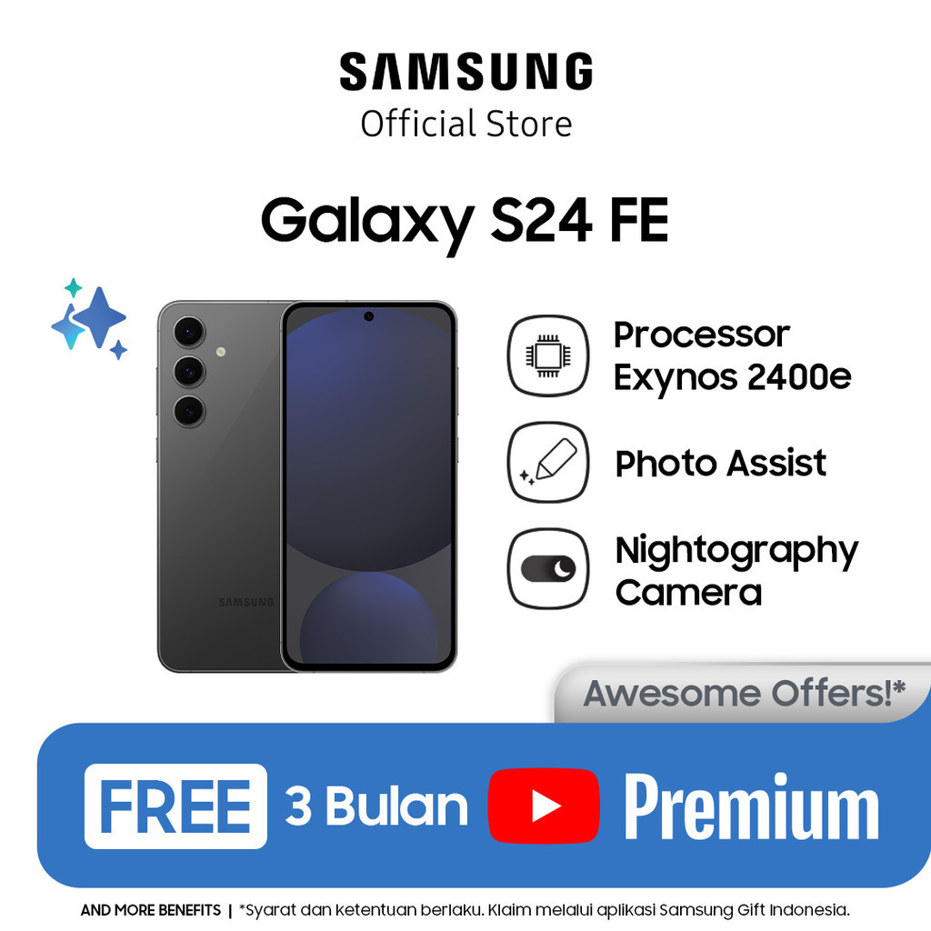 [GIFT] Samsung Galaxy S24 FE 8/256GB - Graphite