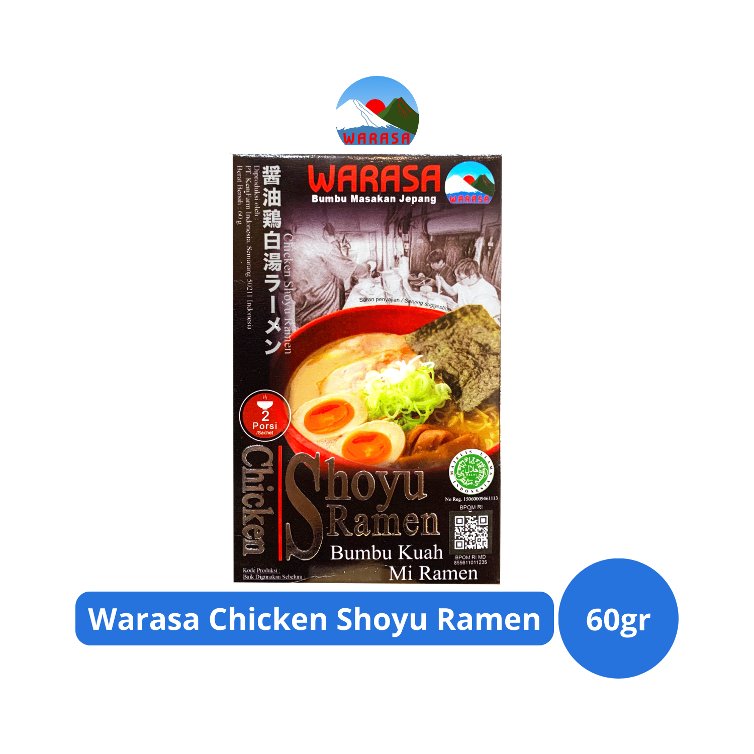

Warasa Chicken Shoyu Ramen 60gr