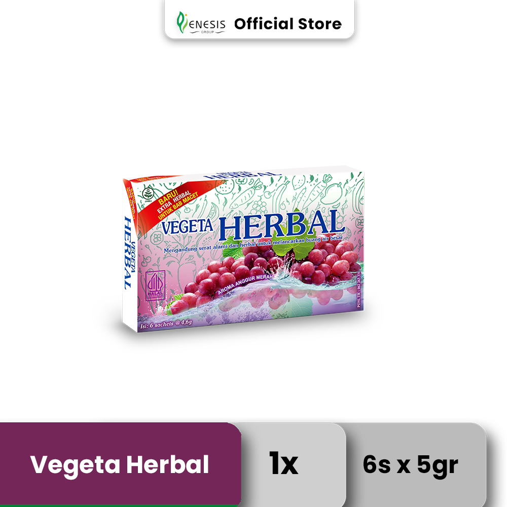 

Vegeta Herbal Minuman Serat Anggur 5 gr