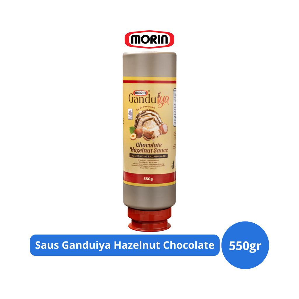 

Morin Saus Ganduiya Chocolate Hazelnut 550gr