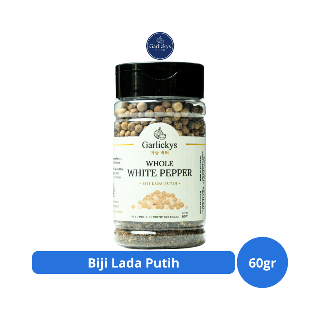 

GARLICKYS Biji Lada Putih Premium Quality 60gr