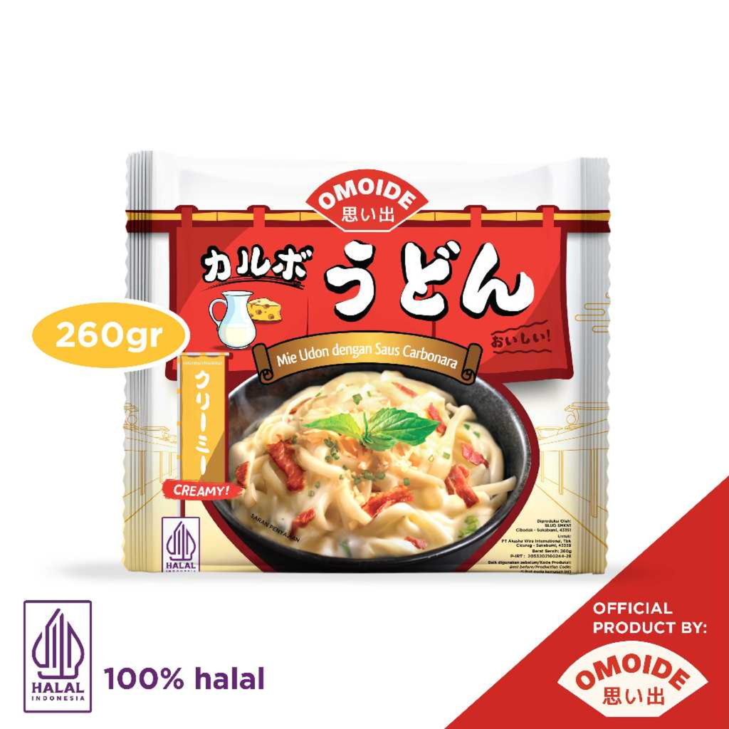 

Omoide Carbonara Udon 260gr