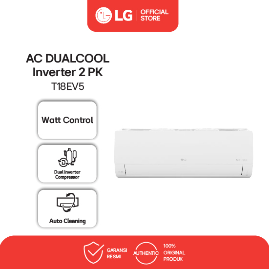 LG Air Conditioner / AC 2PK DUALCOOL - Watt Control-New Eco - Auto Cleaning - Dual Inverter Compress