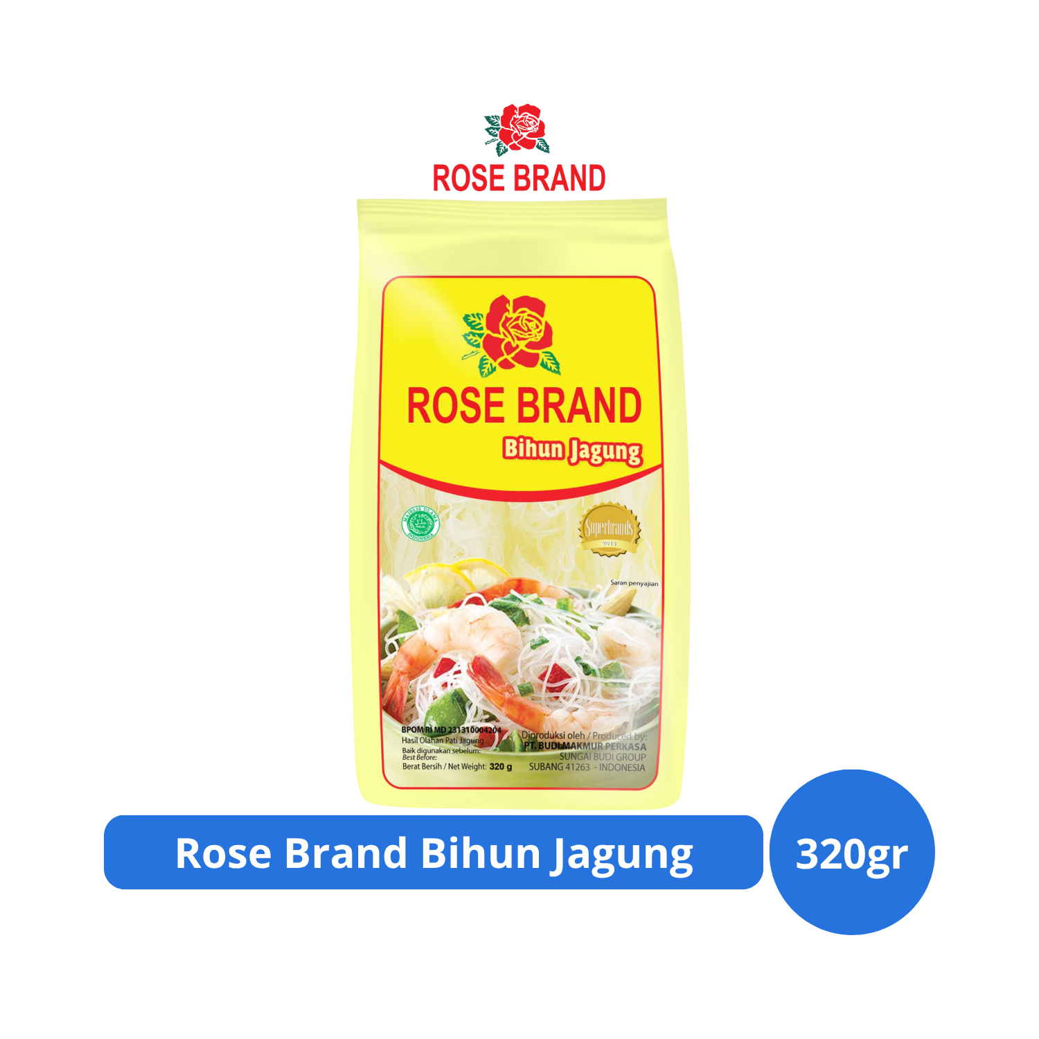 

Rose Brand Bihun Jagung 320gr