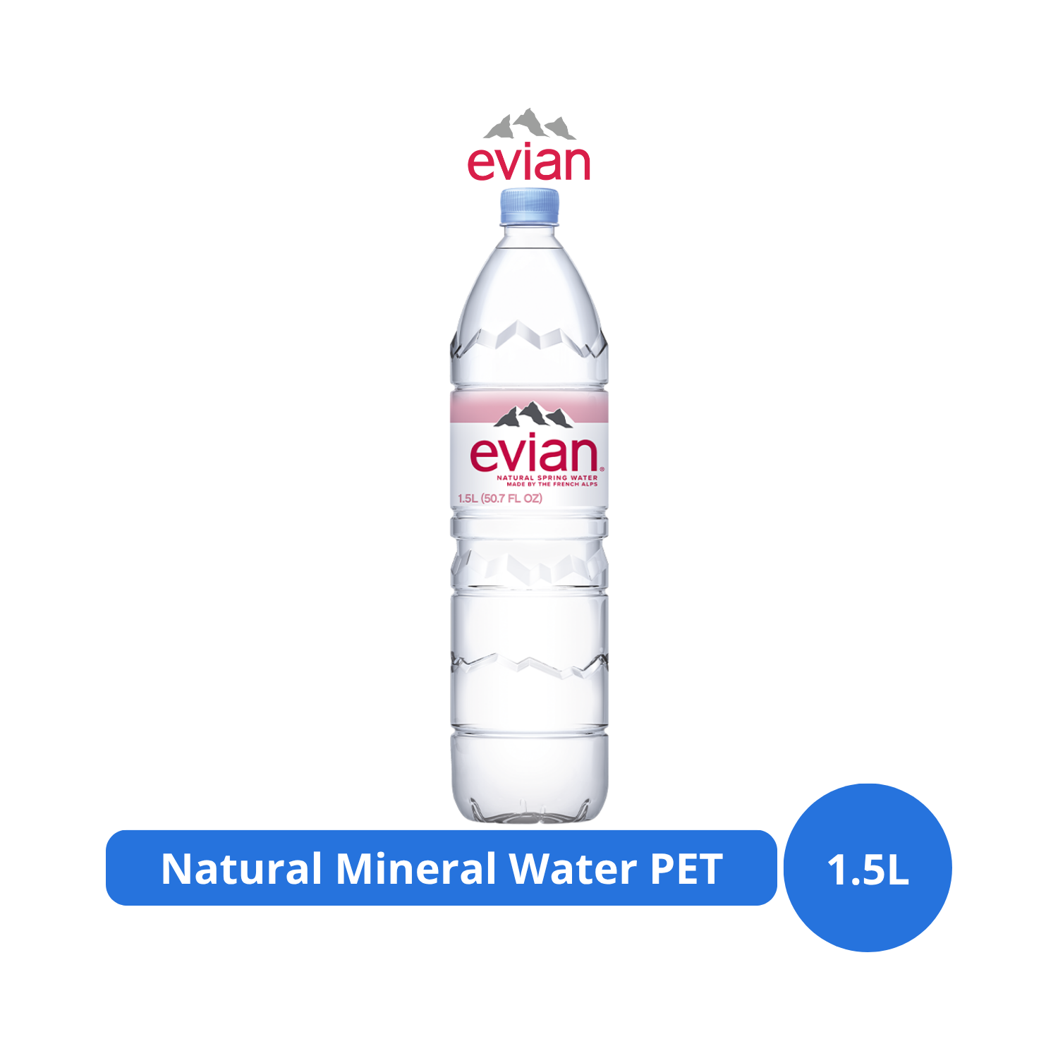 

EVIAN Natural Mineral Water PET 1.5L
