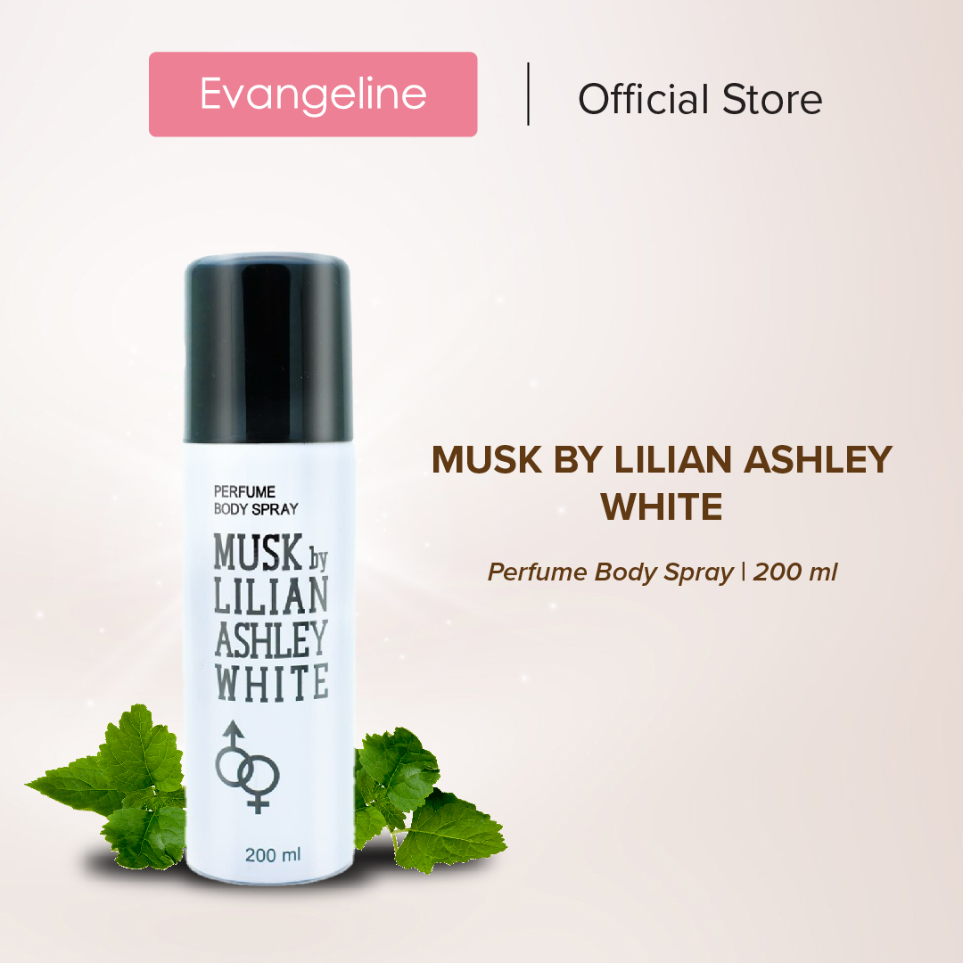 Musk by Lilian Ashley Perfume  Body Spray Wanita White 200 ml